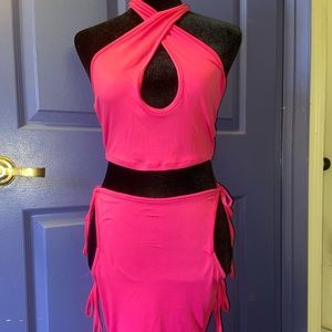 Pink Two Piece Set